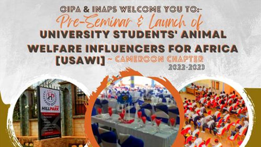 OIPA CAMEROON AND INAPS AFRICA CO-FOUNDED THE BIGGEST ANIMAL WELFARE EVENT IN THE COUNTRY